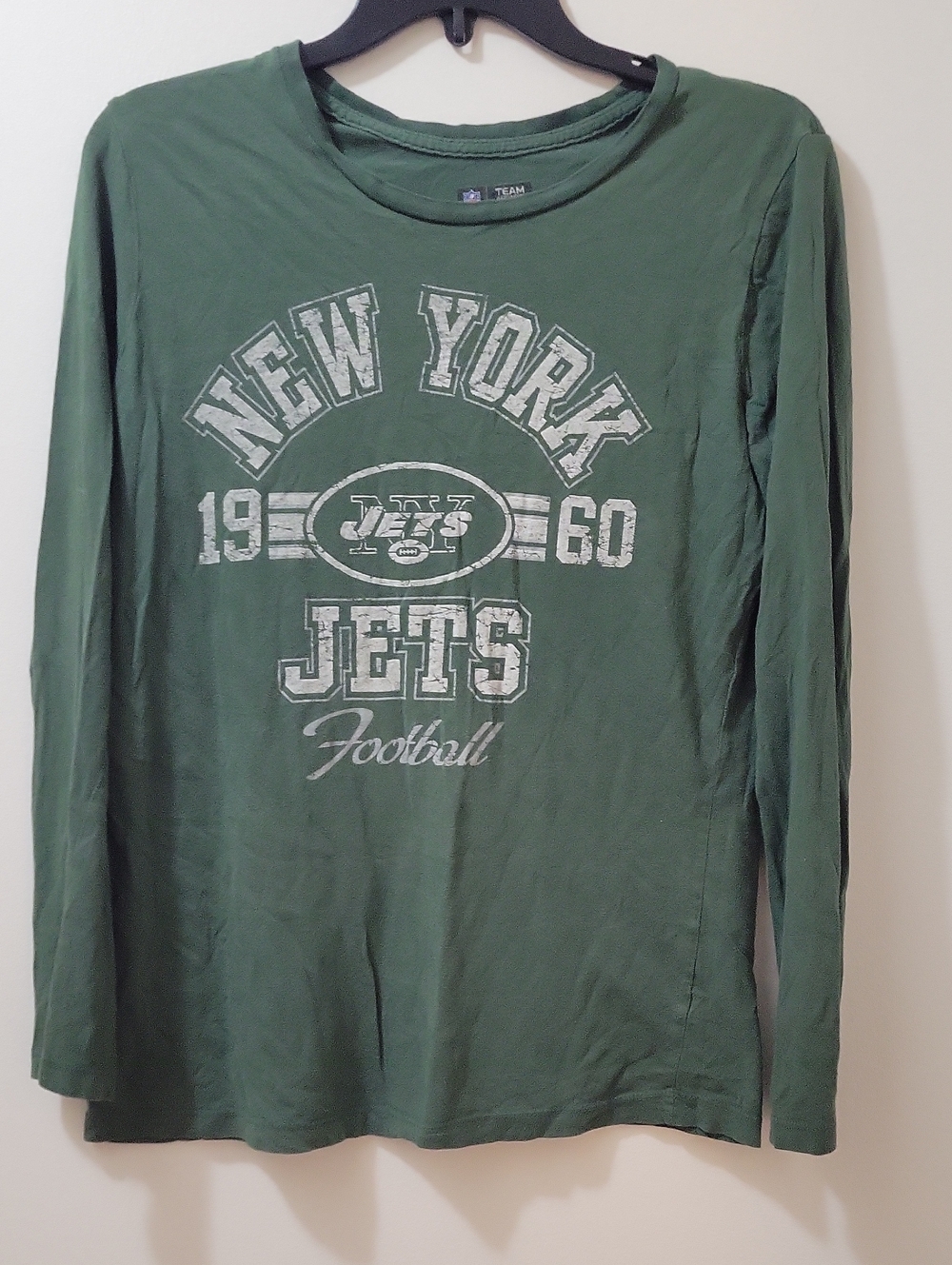 NFL New York Jets Green Long Sleeve Graphic Tee